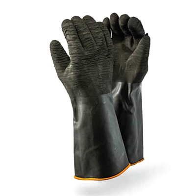 H2-55 Crinkle Palm Rubber Gloves